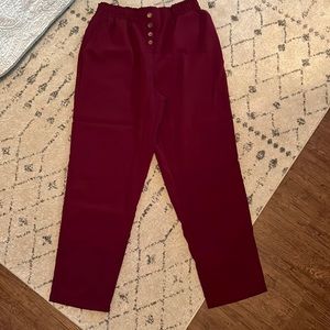 Maroon XL Pants